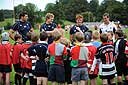 Scottish Stars Visit Training Camp at Morriston