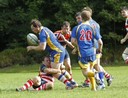 Marc Higgins and Neil Wiseman double up on tackle