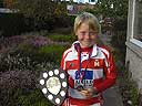 Calum Henderson received the 'Player of the Festival' Award at the Minis Festival held at Ross Sutherland - Sun 4th Oct 2009