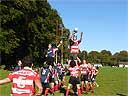 Line out  Moray U18 v Ross Sutherland - 26th Sept 2009